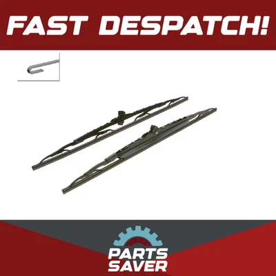 2x Limpiaparabrisas (par) se adapta a CADILLAC BLS 2.8 Juego de Parabrisas Delantero 06 a 08 Bosch Foto 1 de 4