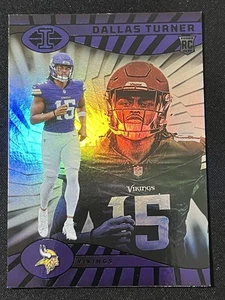 Dallas Turner 2024 Panini Illusions Rookie Card #99 Minnesota Vikings RC - Bild 1 von 2