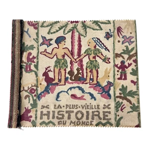 Antique Rare Paul Dumas French Linen Cloth Book – Textile Children’s Storybook - Picture 1 of 13