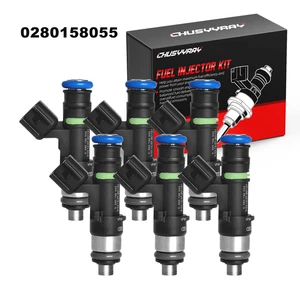 for 2005-2009 Ford Mustang 4.0L Set of 6 New Upgrade Fuel Injectors 0280158055 - Picture 1 of 11