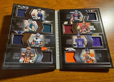 2016 PLAYBOOK ACTIV8 ACTIVE EIGHT ROOKIE RC PATCH RELIC JERSEY BOOKLET GOFF  - Image 1 of 3