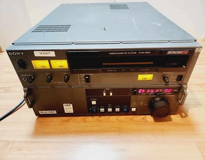 *UNTESTED BUT POWERS ON* SONY BETACAM SP VIDEOCASSETTE PLAYER PVW-2600 JOG DIAL - Bild 1 von 4