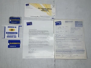 Blockbuster Membership Kit 1994 Beverly Hills Karte Brief Antrag VHS 90er - Bild 1 von 11