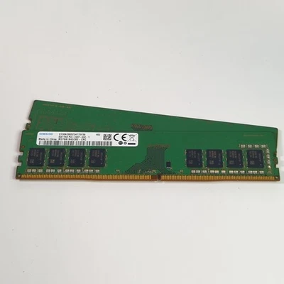 Samsung 16GB (2x8GB) DDR4 2400MHz PC4-19200 DIMM RAM - Tested - Image 1 of 4