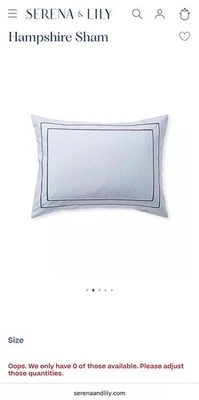 Serena & Lily Hampshire Sham-King Sham-Navy & Beach Club Stripe Sham King - Fr.BI Foto 1 de 4