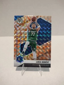 2020-21 Panini Mosaic Luka Doncic #47 Reactive Orange Dallas Mavericks - Picture 1 of 2