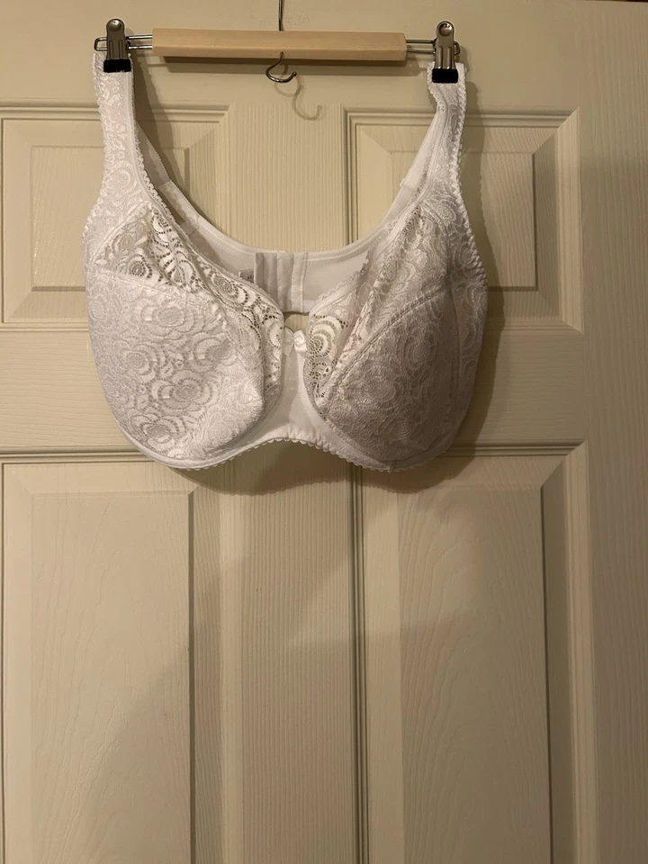 Rosme Women's Size 40H Full Figure Underwire Bra White Lace NWOT - Image 1 of 4