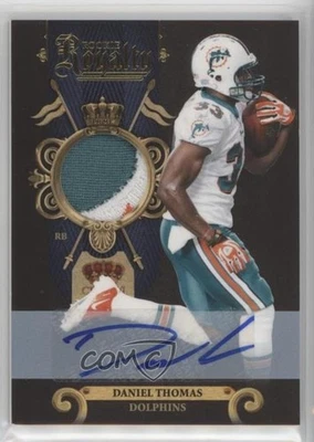 2011 Panini Crown Royale Materials Prime Signatures /25 Daniel Thomas Auto RC - Image 1 of 2