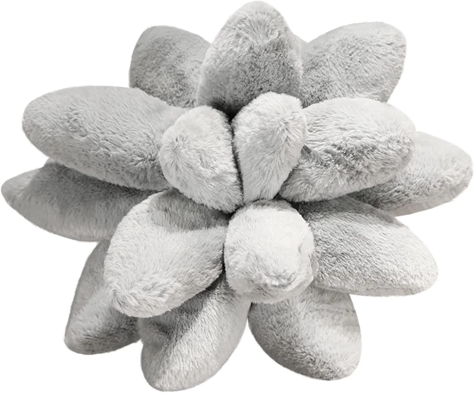 Travesseiros de pelúcia 3D suculentas travesseiros de cacto plantas de pelúcia novidade almofada de pelúcia - Imagem 1 de 4