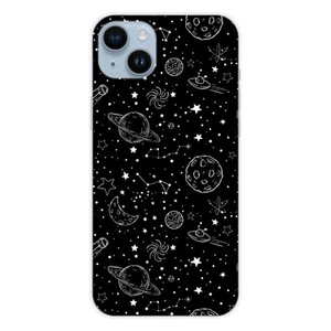 Coque en silicone imprimée compatible Apple iPhone 14 Plus Galaxy draw - Photo 1 sur 6