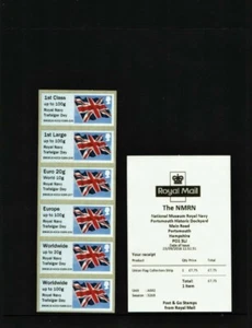 Bandera sin fecha casi nueva Trafalgar día o/p septiembre 2016 A002 tira de coleccionista FV £17,65 - Imagen 1 de 1