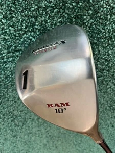 Ram Formula-X Titanium 10* 1 Metal Driver Aldila Power Lite Graphite Shaft - Picture 1 of 9