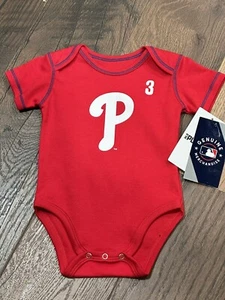 Philadelphia Phillies MLB Baby Red Bryce Harper Bodysuit / NWT - Picture 1 of 7