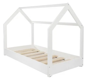Wooden bed, Scandinavian style, modern, kids bed, home bed, 190x90cm - Picture 1 of 7