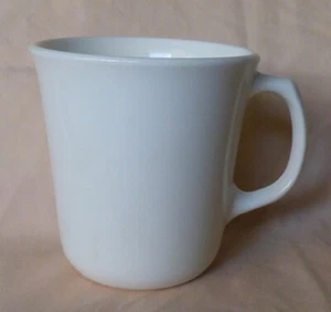 4 Vintage 1970 Corning Corelle MUGS Winter Frost White Flat Top Handle USA #37 - Picture 1 of 4