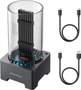 GRAUGEAR M.2 NVMe SATA SSD Enclosure Docking Station, USB 3.2 Gen 2 10Gbps Ex... - Picture 1 of 4