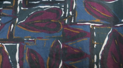 Van Heusen 417 Authentic Shirtwear Shirt Mens XL Multicolor Nature Leaves Retro - Image 1 of 4