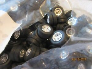 Large Lot Tonkin 1/50 Tires & CHROME color WHEELS Approx 100 pieces NEW