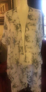Ivy London NYC tie dye Kimono Black color One Size - Picture 1 of 8