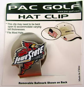 Sombrero de golf PAC con marca de bola marca de bola marca de bola NCAA Iowa State Cyclones - Imagen 1 de 3