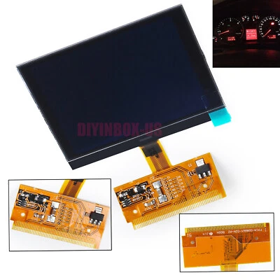 LCD Repair Cluster Speedometer Display Screen For Audi A3 A4 A6 Series US Ship Foto 1 de 4