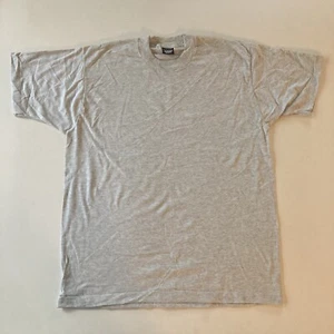 Vintage Screen Stars Best Ash Grey New Old Stock Blank T-Shirt Sz XL 80s Single - Picture 1 of 7