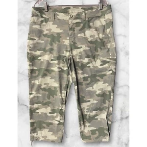 Eddie Bauer Women’s Size 14 Camouflage Cropped Hiking Pants - Picture 1 of 12