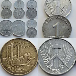 Allemagne de l est DDR PFENNIG MARK 1949 - 1982Choisissez ! - Foto 1 di 34