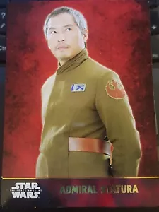 2015 Topps Star Wars The Force Awakens #27 Admiral Statura Gold 011/100 - Imagen 1 de 1