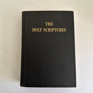 THE HOLY SCRIPTURES According Masoretic Text 1968 Jewish Publication Hard Cover - Imagen 1 de 6