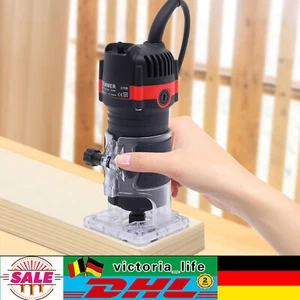 Fresa superiore compatta, utensile compatto per fresa manuale per legno, taglierina per legno - Foto 1 di 24