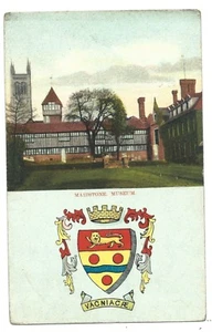 KENT - MAIDSTONE MUSEUM 1910 Thornton Heraldic Postcard - Bild 1 von 1