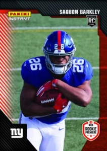 SAQOUN BARKLEY Panini Instantáneo NFL Novato Estreno #FL2 GIGANTES Novato RC PR/837 - Imagen 1 de 1