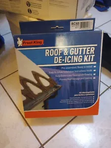 Kit scioglimento ghiaccio tetto e grondaia filo riscaldato 60' piedi WireRC60 Frost King antighiaccio - Foto 1 di 7