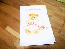 VINTAGE HTF MARY HAMILTON Bear Heart Garland Valentine's Day Greeting Card 
