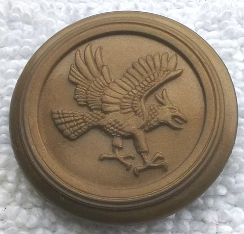 Vintage 1980 Mattel Clash of the Titans 3 3/4 Action Figure Shield Accessory Cover