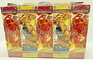 DC The Flash Sealed Heroclix Booster Brick - DISCONTINUED 10 Booster Pack Brick - Picture 1 of 2