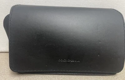 DOLCE & GABBANA Auténtico Semi Duro Negro Gafas Gafas Gafas de Sol Estuche Solo XLarge Foto 1 de 4