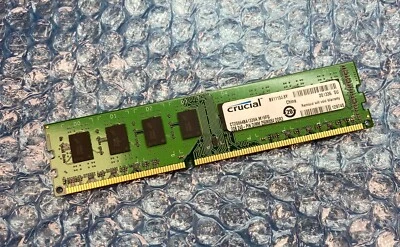 2GB Crucial CT25664BA1339A.M16FG PC3-10600U 1333MHz 2Rx8 DDR3 Computer Memory   - Image 1 of 3