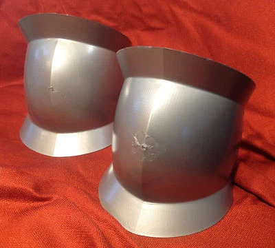 Rugged Polycarbonate Knees/Poleyns SCA Rattan Combat Armor Faire Sword Fighter - Image 1 of 4