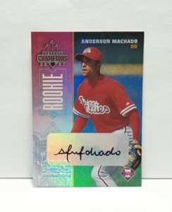 Anderson Machado 2003 Donruss Champions #191 Autograph Rookie Card Phillies /500 - Picture 1 of 2