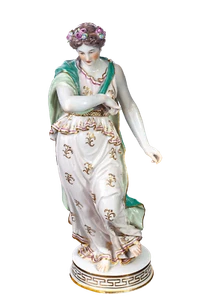 Meissen Figur Hore Zeuss Tochter von Carl Gotthelf Starcke Mythologische Figuren - Bild 1 von 10