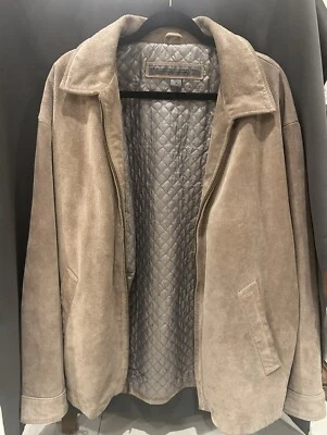 Leather Le Collezioni Structure Bomber Jacket Size Medium - Image 1 of 4