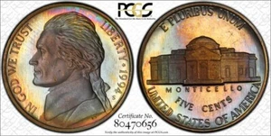 1994-S Jefferson Nickel PCGS PR68CAM, True View, Toned! - Picture 1 of 5