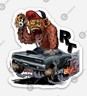 Rat Fink Style Muscle Car Magnet - American Made Car Show Automotive Decor - Taz Design