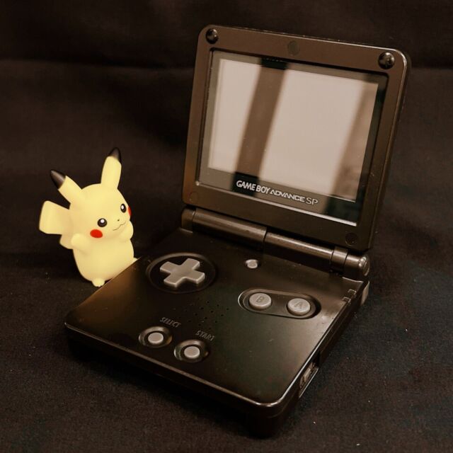 Game Boy Advance SP 黑色电子游戏手持系统| eBay