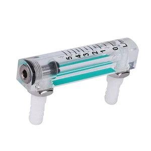 1 Air Rate Gauge 1-5LPM Oxygen Carbon Dioxide Measuring Flowmeter Gauge - Bild 1 von 24