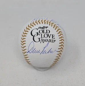 Guanto da baseball Dave Parker DOPPIO firmato Rawlings ufficiale oro logo PSA COA 735 - Foto 1 di 4