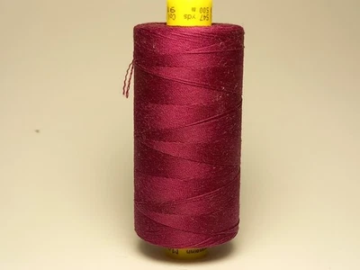 gutermann mara 50 tex 60 ,100% polyester sewing thread,purple color col 912 - Image 1 of 2