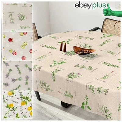 Stoff Tischdecke Meterware Textil Tischtuch Tischwäsche Baumwolle Polyester - Bild 1 von 4